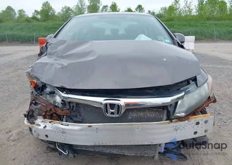 2012 Honda Civic Lx z USA, uszkodzony, nr VIN 2HGFB2F51CH583649